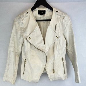 H&M imitation leather jacket, size 4